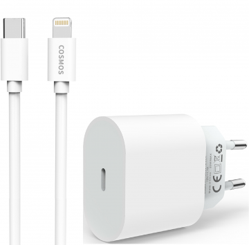 20W USB-C COSMOS geschikt voor Apple oplader snellader lader