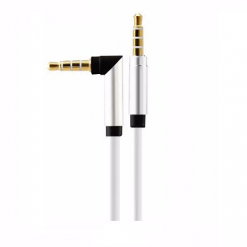 Aux Kabel 3,5mm Jack met haakse aansluiting