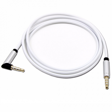 Aux Kabel 3,5mm Jack met haakse aansluiting