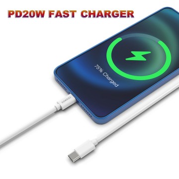 COSMOS USB-C oplader Lightning kabel 2m